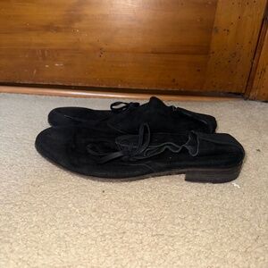 Billy Reid Black Suede Shoes 9.5